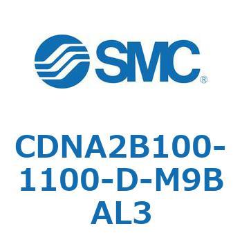 ロック付シリンダ/複動・片ロッド(オートスイッチ付) CDNA2B100 - SMC