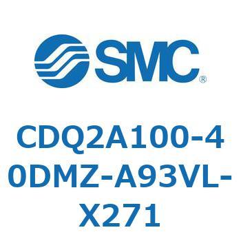 薄形シリンダ CDQ2A100-4 SMC