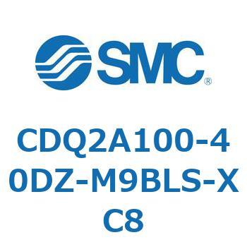 薄形シリンダ CDQ2A100-4 SMC