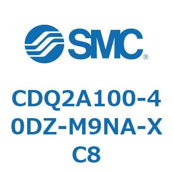 薄形シリンダ CDQ2A100-4 SMC