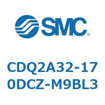 薄形シリンダ CDQ2A32-17 - SMC