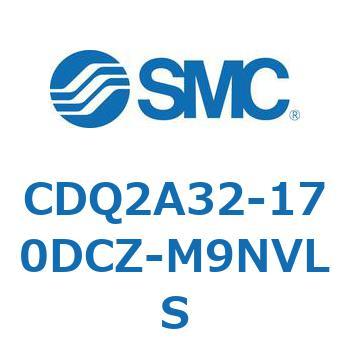 薄形シリンダ CDQ2A32-17 - SMC