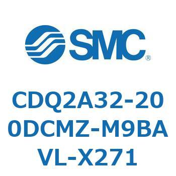 薄形シリンダ CDQ2A32-20 SMC