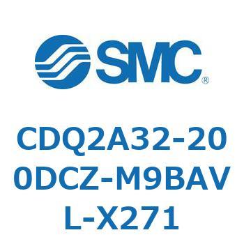 薄形シリンダ CDQ2A32-20 SMC