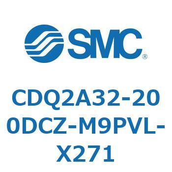 薄形シリンダ CDQ2A32-20 SMC