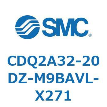 薄形シリンダ CDQ2A32-20 SMC