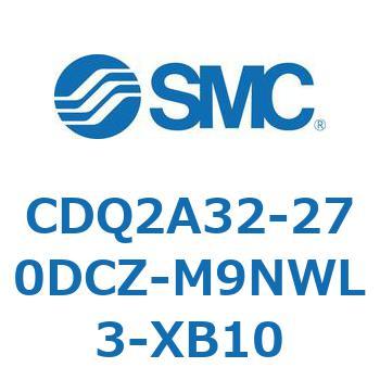 薄形シリンダ CDQ2A32-27 SMC