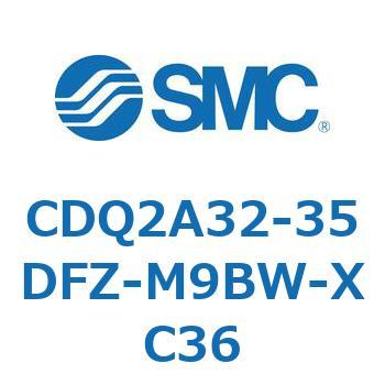 薄形シリンダ CDQ2A32-35 SMC