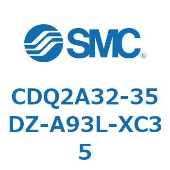 薄形シリンダ CDQ2A32-35 SMC