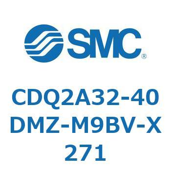 薄形シリンダ CDQ2A32-40 SMC
