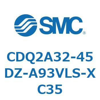 薄形シリンダ CDQ2A32-45 SMC