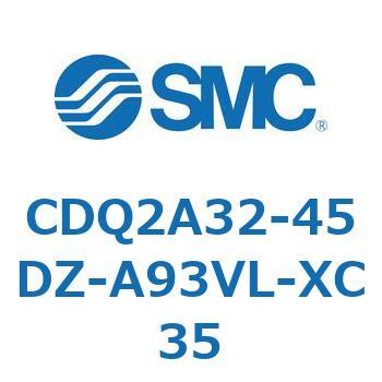 薄形シリンダ CDQ2A32-45 SMC