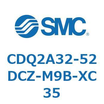 薄形シリンダ CDQ2A32-52 - SMC