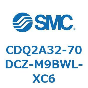 薄形シリンダ CDQ2A32-70 - SMC