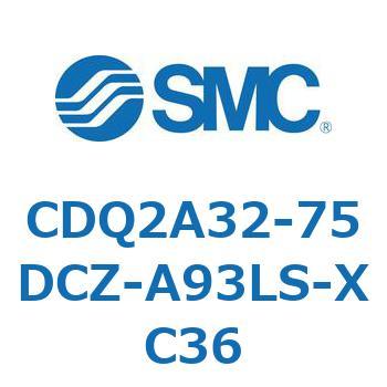 薄形シリンダ CDQ2A32-75 SMC