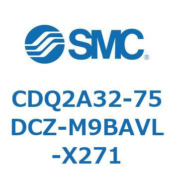 薄形シリンダ CDQ2A32-75 SMC