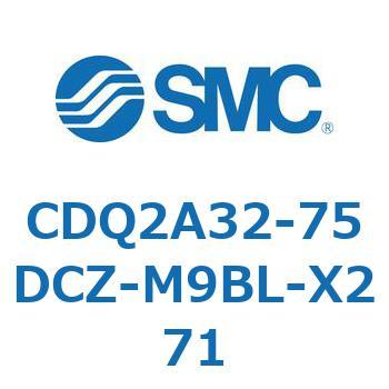 薄形シリンダ CDQ2A32-75 SMC