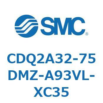 薄形シリンダ CDQ2A32-75 SMC