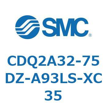 薄形シリンダ CDQ2A32-75 SMC