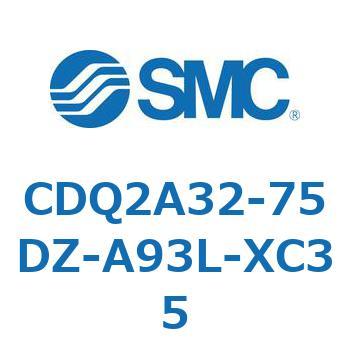 薄形シリンダ CDQ2A32-75 SMC