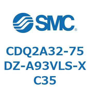 薄形シリンダ CDQ2A32-75 SMC