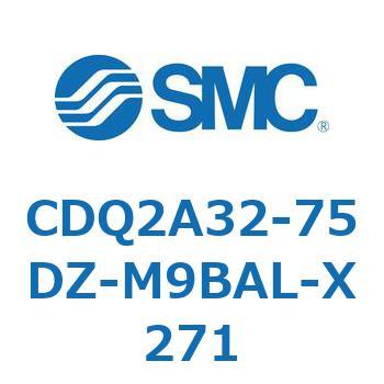 薄形シリンダ CDQ2A32-75 SMC