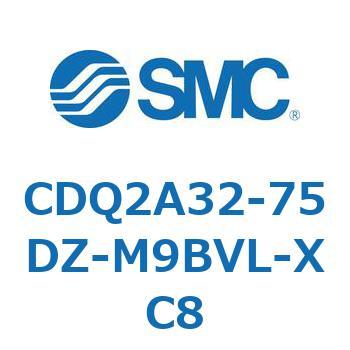薄形シリンダ CDQ2A32-75 SMC