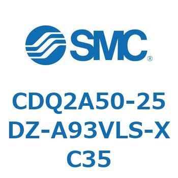薄形シリンダ 薄形シリンダ CDQ2A50-25 SMC