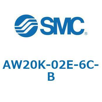 AW20K-02E-6C-B 逆流機能付フィルタレギュレータ AW□□K-Bシリーズ