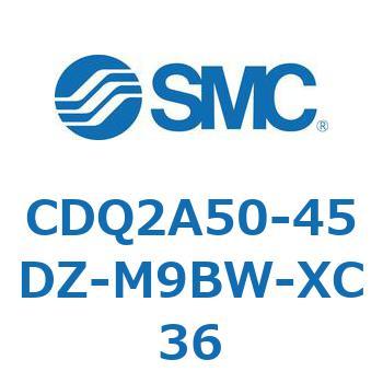 薄形シリンダ 薄形シリンダ CDQ2A50-45 SMC