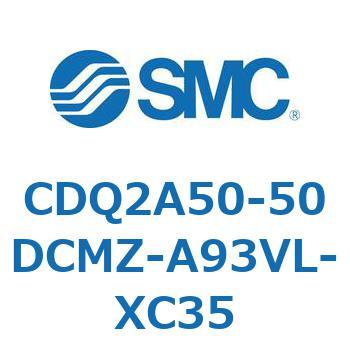 薄形シリンダ 薄形シリンダ CDQ2A50-50 - SMC