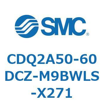 薄形シリンダ 薄形シリンダ CDQ2A50-60 SMC