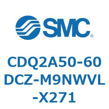 薄形シリンダ 薄形シリンダ CDQ2A50-60 SMC