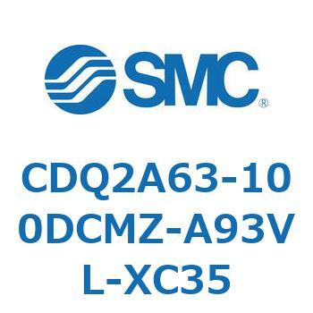 薄形シリンダ CDQ2A63-10 - SMC