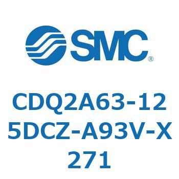 薄形シリンダ CDQ2A63-12 SMC
