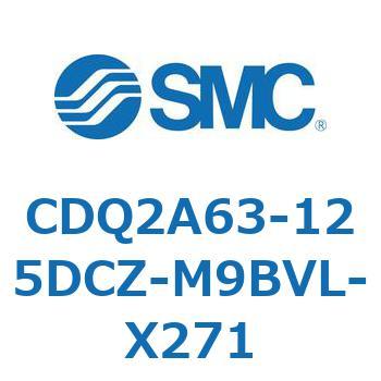 薄形シリンダ CDQ2A63-12 SMC