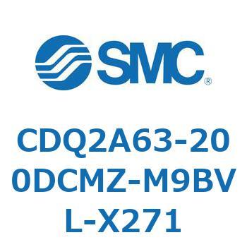 薄形シリンダ CDQ2A63-20 SMC