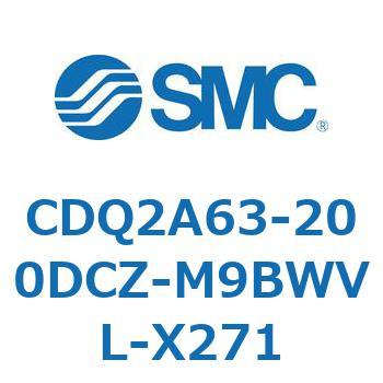 薄形シリンダ CDQ2A63-20 SMC