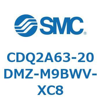 薄形シリンダ CDQ2A63-20 SMC
