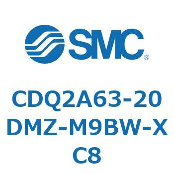 薄形シリンダ CDQ2A63-20 SMC