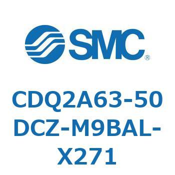 薄形シリンダ CDQ2A63-50 SMC