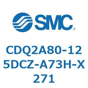 薄形シリンダ CDQ2A80-12 SMC