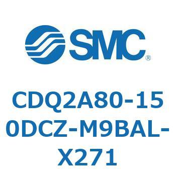 薄形シリンダ CDQ2A80-15 SMC