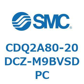 薄形シリンダ CDQ2A80-20 SMC