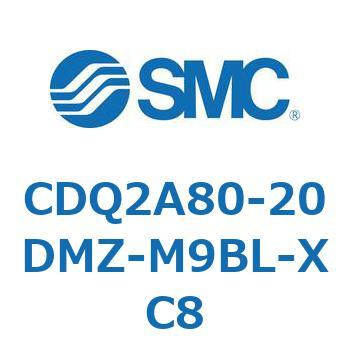 薄形シリンダ CDQ2A80-20 SMC