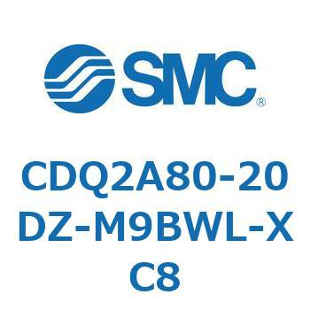 薄形シリンダ CDQ2A80-20 SMC