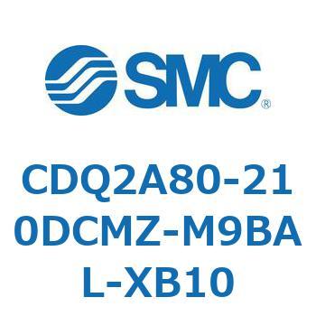CDQ2A80-210DCMZ-M9BAL-XB10 薄形シリンダ CDQ2A80-21 SMC 複動片ロッド ロッド先端おねじ 27,986円