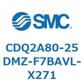 薄形シリンダ CDQ2A80-25 SMC