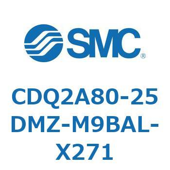薄形シリンダ CDQ2A80-25 SMC