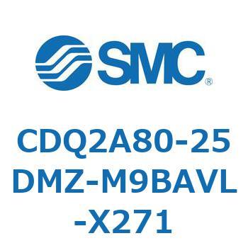 薄形シリンダ CDQ2A80-25 SMC